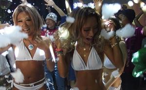 【ナイトクラブで乱交パーリー♡】クラブでエロフェロモン全開激かわ極小下着のガングロギャルたちと悪ノリ生挿入乱交セックス