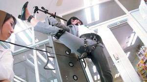 【新玩具のための実験台として入社したと言っても過言ではない美女OL！】スタイル抜群の美女OLが拘束拷問でお漏らしガチ絶頂
