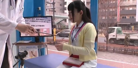 【マジックミラー】医者とナースがマジックミラーでアナルセックス！「先生、スリルで余計に感じちゃいます！」