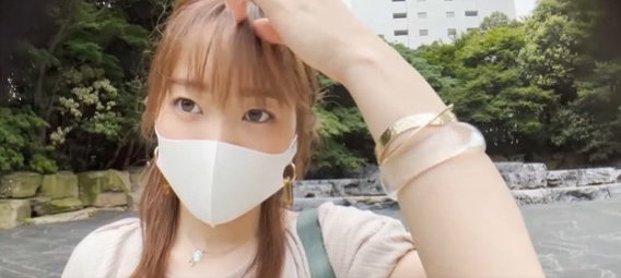 【AKB顔JD】配信アイドル女子大生は笑顔で乳首舐めやパイズリの陽キャ淫女。そのクセバックで責められるとしおらしく悶絶ｗ
