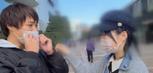 【天馬ゆい】巨根のイケメン男優が彼女の喉奥を刺激する強烈イラマ責め！激ピスの連続で喉汁を吐き出しながらアヘ顔を晒す大学生