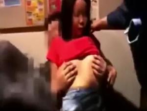 ＜素人女子学生レイプ動画流出！＞「いやぁ～やめてよぉ（泣）」鬼畜どもに犯されて体がアンアン逝っちゃってる美女。